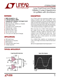 Datasheet LT1260IS manufacturer Linear