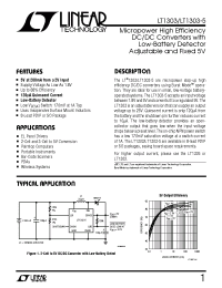 Datasheet LT1303CS8 manufacturer Linear