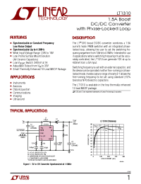 Datasheet LT1310EMSE производства Linear