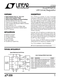 Datasheet LT1313 производства Linear