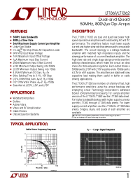 Datasheet LT1361 manufacturer Linear