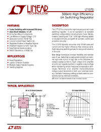 Datasheet LT1370HV производства Linear