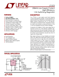 Datasheet LT1373CN8 производства Linear