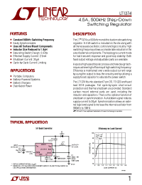 Datasheet LT1374CR manufacturer Linear