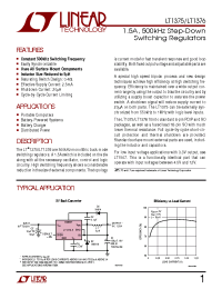 Datasheet LT1376 производства Linear