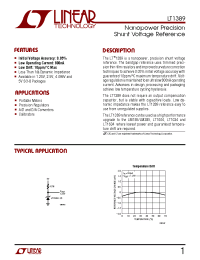 Datasheet LT1389BCS8-1.25 manufacturer Linear