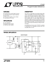 Datasheet LT1431 manufacturer Linear