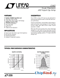 Datasheet LT1457C производства Linear