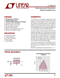 Datasheet LT1460EIS8-10 manufacturer Linear