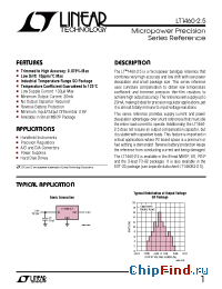 Datasheet LT1460M-2.5 manufacturer Linear