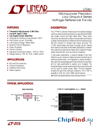 Datasheet LT1461AIS8-4 manufacturer Linear