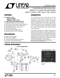 Datasheet LT1462 manufacturer Linear