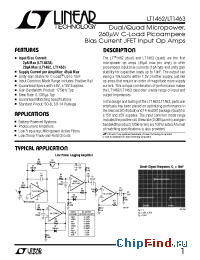 Datasheet LT1462A manufacturer Linear