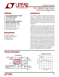 Datasheet LT1576-5 manufacturer Linear