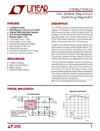 Datasheet LT1578 manufacturer Linear