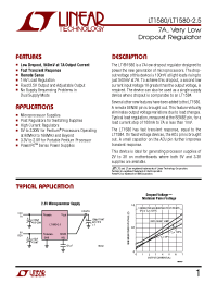 Datasheet LT1580 manufacturer Linear