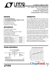 Datasheet LT1585-3.45 manufacturer Linear