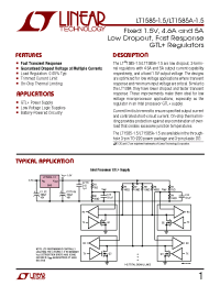 Datasheet LT1585A-1.5 manufacturer Linear