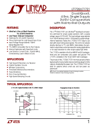 Datasheet LT1720CS8 manufacturer Linear