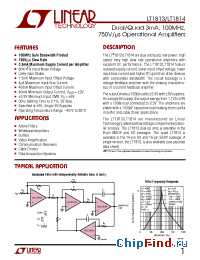 Datasheet LT1813I manufacturer Linear