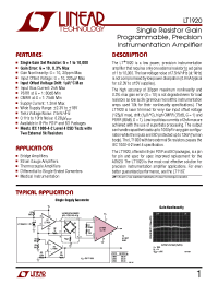 Datasheet LT1920CN8 производства Linear