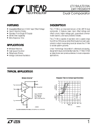 Datasheet LT319AH производства Linear