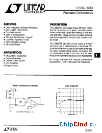 Datasheet LT580M manufacturer Linear