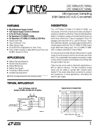 Datasheet LTC1098LC производства Linear