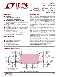 Datasheet LTC1143L-ADJ производства Linear