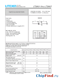 Datasheet LT2A01 manufacturer Lite-On