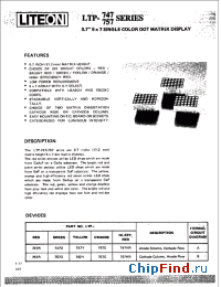 Datasheet LTP747Y manufacturer Lite-On