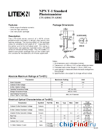 Datasheet LTR-4206E manufacturer Lite-On
