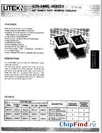 Datasheet LTS3401L manufacturer Lite-On