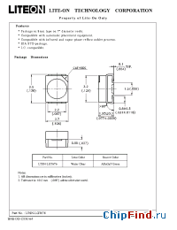 Datasheet LTSN-LGT676 manufacturer Lite-On