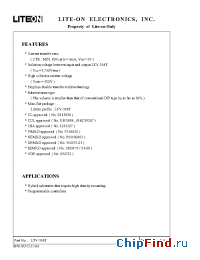 Datasheet LTV-358T manufacturer Lite-On