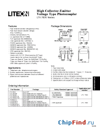 Datasheet LTV703VSTA-V manufacturer Lite-On
