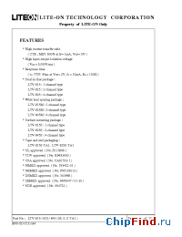 Datasheet LTV815 manufacturer Lite-On