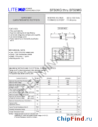 Datasheet SF50KG manufacturer Lite-On
