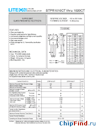 Datasheet STPR1010CT manufacturer Lite-On