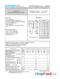 Datasheet STPR1520D manufacturer Lite-On