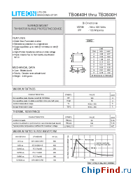 Datasheet TB1100H manufacturer Lite-On