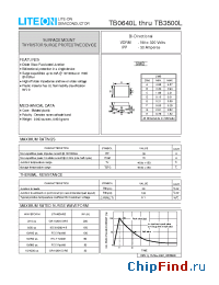 Datasheet TB3100L manufacturer Lite-On