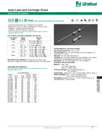 Datasheet 0213.315 manufacturer Littelfuse