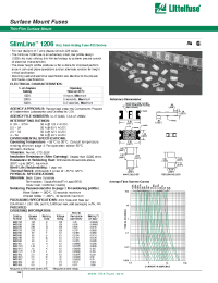Datasheet 0433001. manufacturer Littelfuse