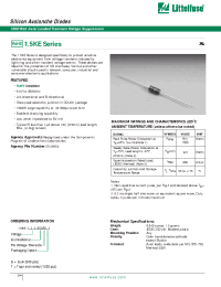 Datasheet 1.5KE27A manufacturer Littelfuse