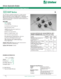 Datasheet 15KP58A manufacturer Littelfuse