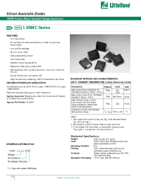 Datasheet 1.5SMC10CA manufacturer Littelfuse