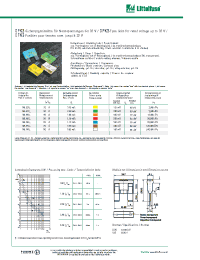 Datasheet 169.540 manufacturer Littelfuse