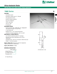 Datasheet 1N6058 manufacturer Littelfuse