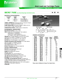 Datasheet 262.062 manufacturer Littelfuse